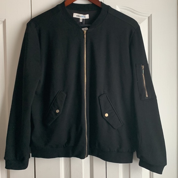 NWT ALICE BLUE BOMBER Jacket - Picture 8 of 13